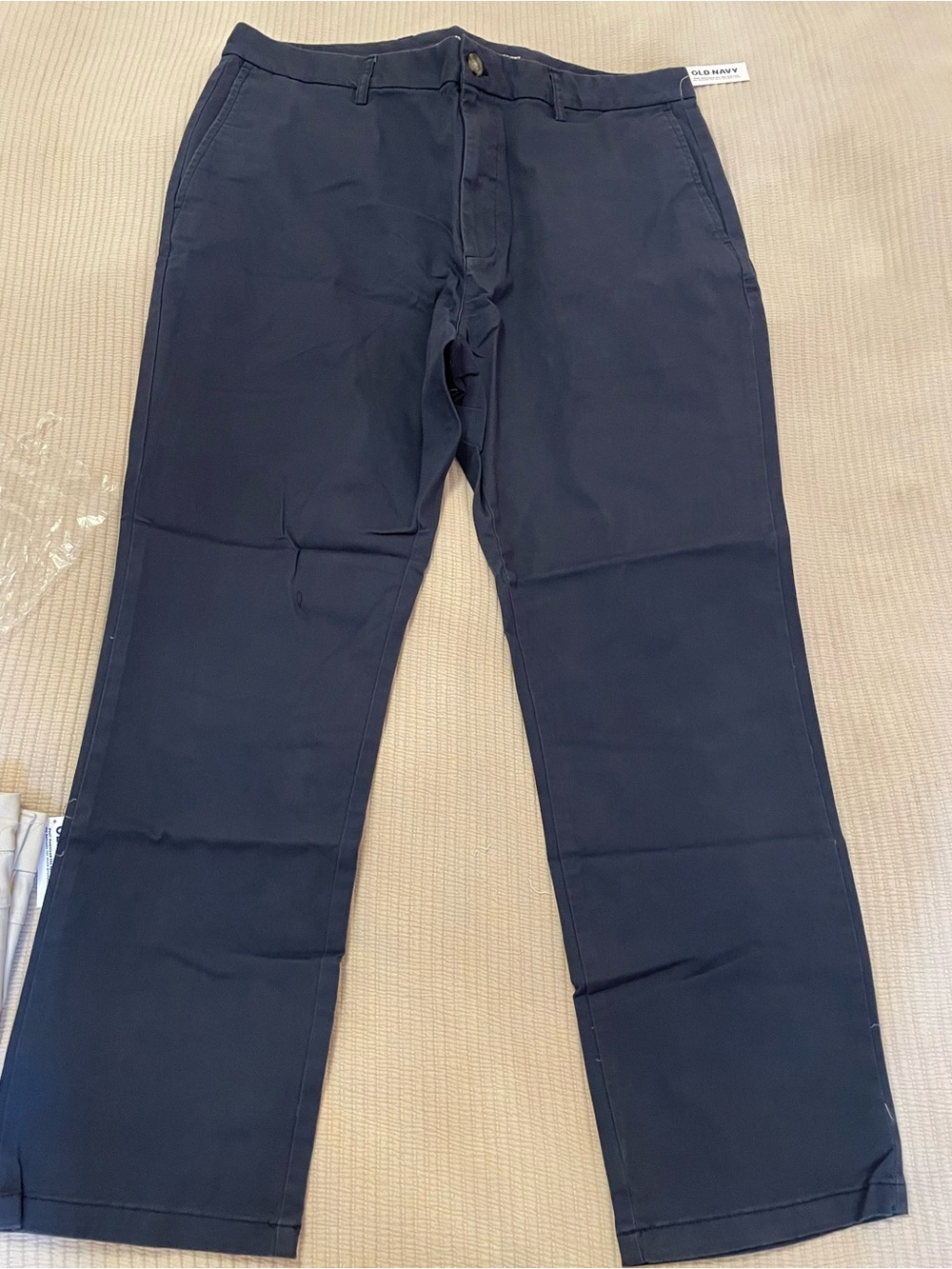 Old Navy Men's Dark Navy Straight-Leg Chinos